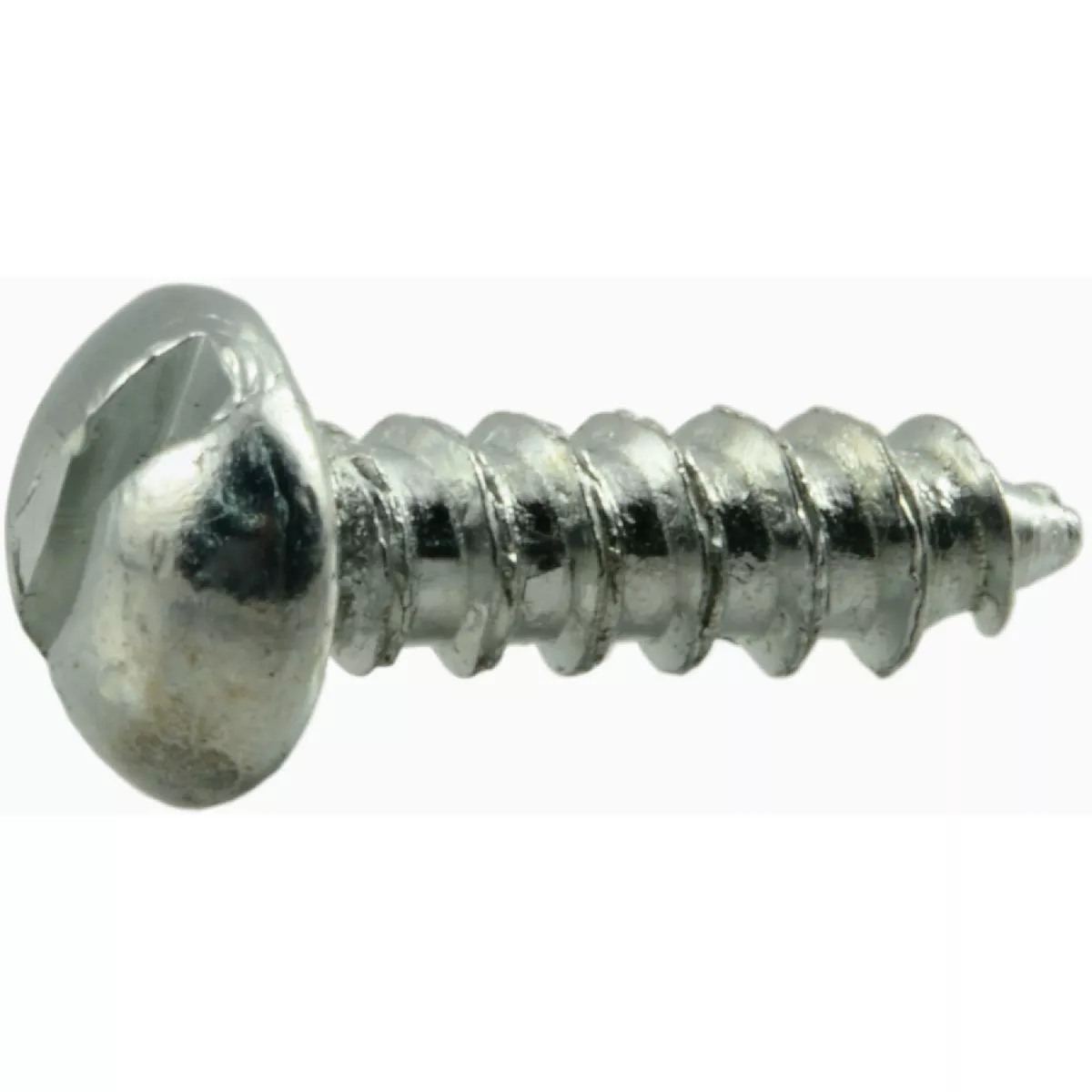 Midwest Fastener #6 x 1/2 In. Zinc Plated Steel Slotted Round Head Wood Screws