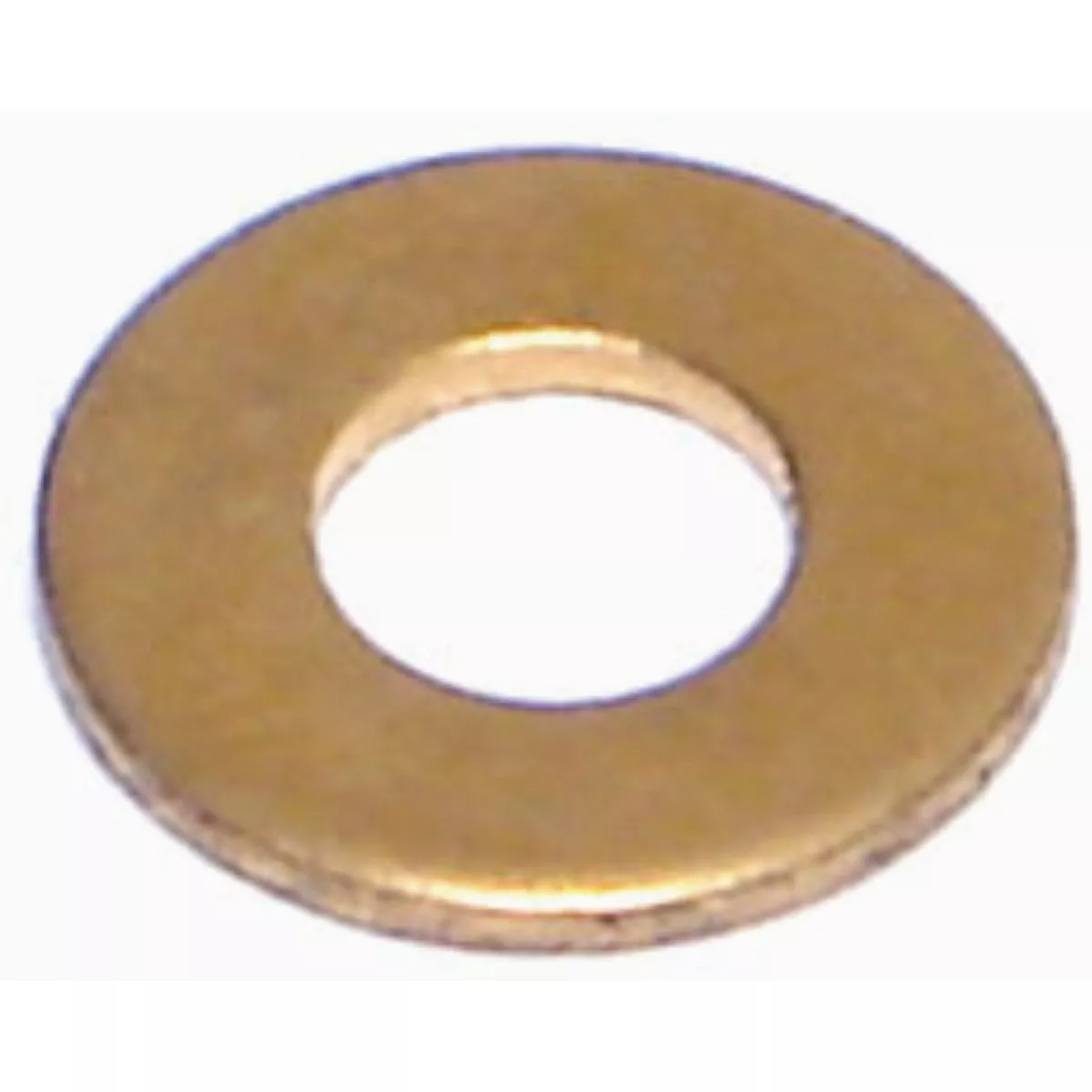 Midwest Fastener #10 x 13/64 In. x 7/16 In. Brass S Pattern Flat Washers