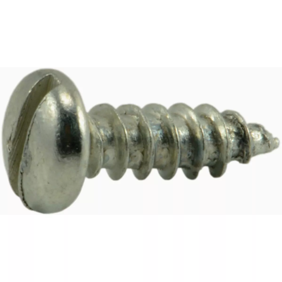 Midwest Fastener #4 x 3/8 In. Zinc Plated Steel Slotted Pan Head Sheet Metal Screws (100 Ct.)