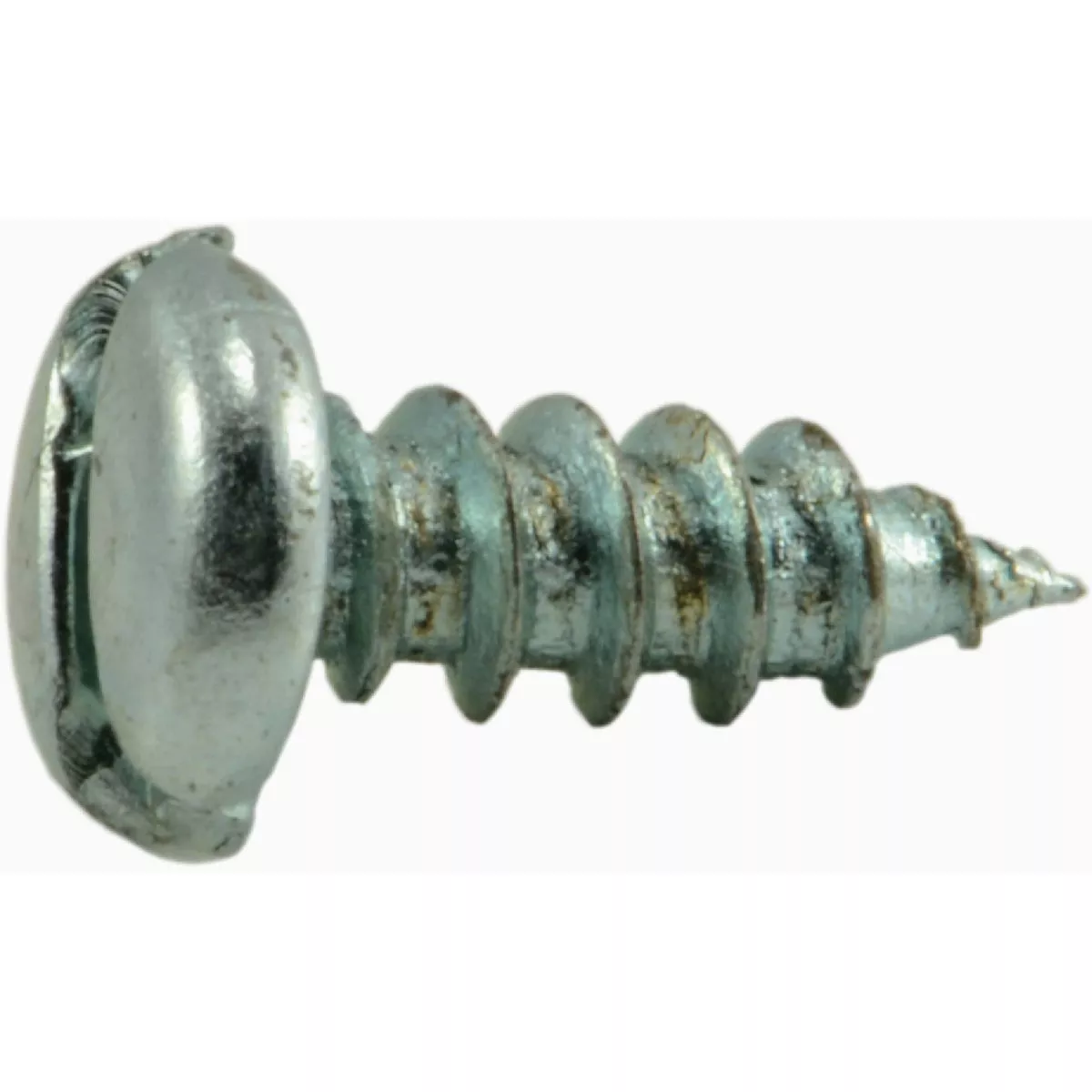 Midwest Fastener #6 x 3/8 In. Zinc Plated Steel Slotted Pan Head Sheet Metal Screws (100 Ct.)