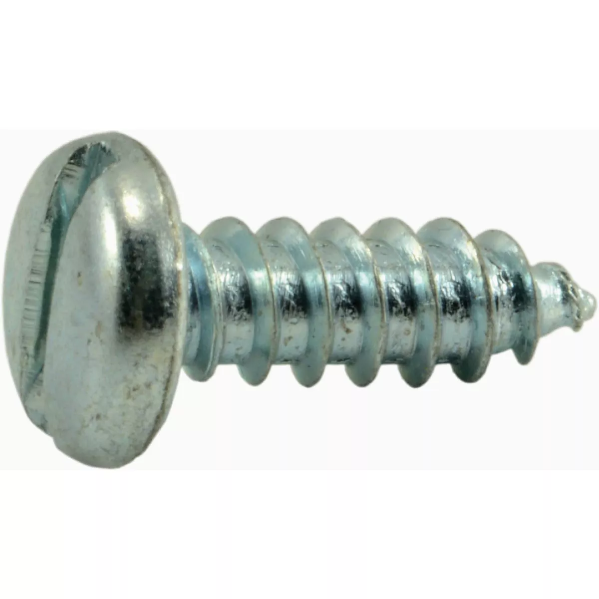 Midwest Fastener #8 x 1/2 In. Zinc Plated Steel Slotted Pan Head Sheet Metal Screws