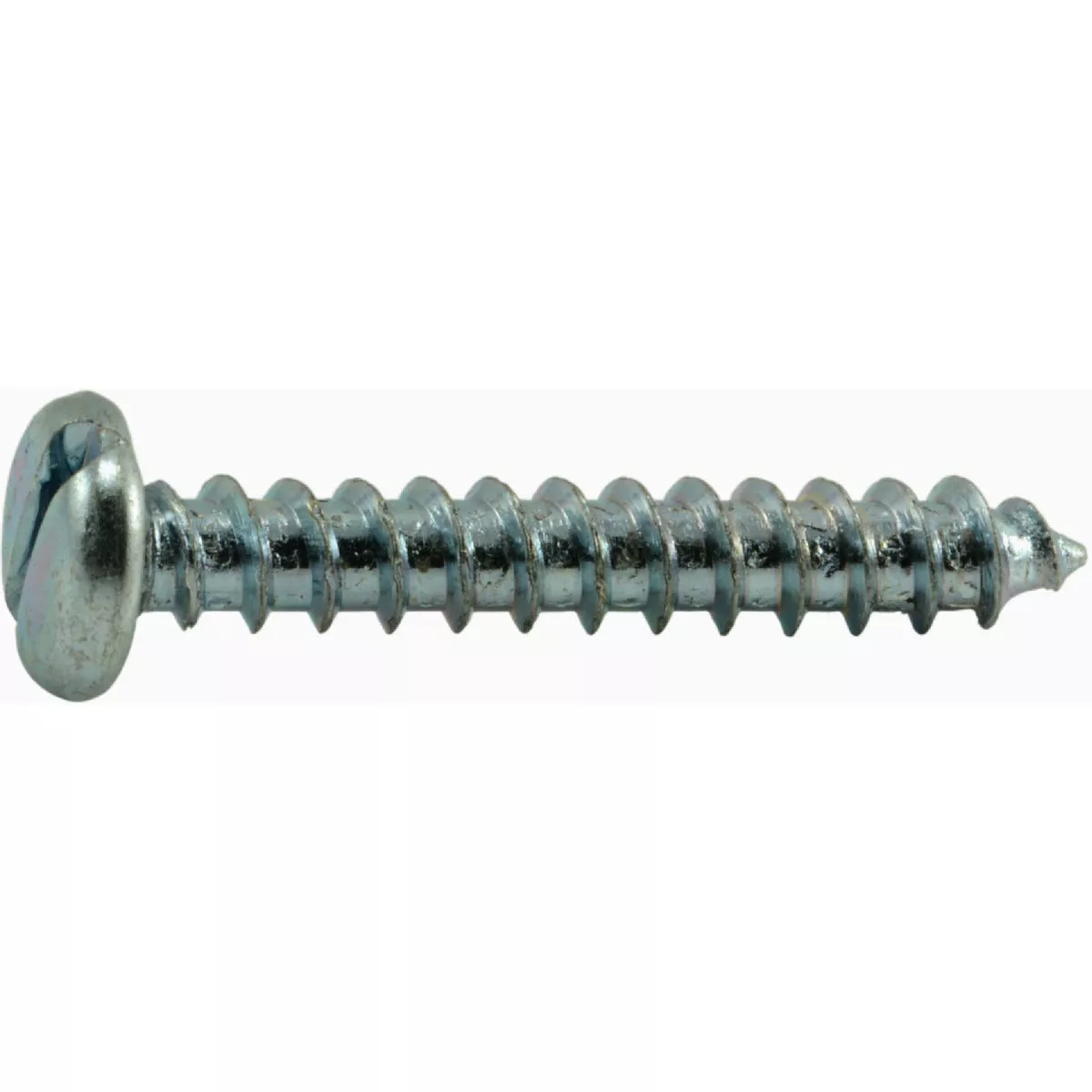 Midwest Fastener #10 x 1-1/4 In. Zinc Plated Steel Slotted Pan Head Sheet Metal Screws (25 Ct.)-