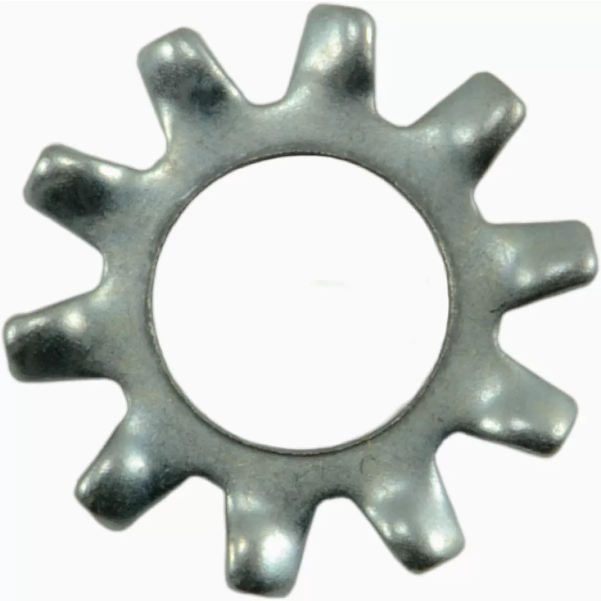 Midwest Fastener #10 x 3/16 In. x 13/32 In. Zinc Plated Grade 2 Steel External Tooth Lock Washers