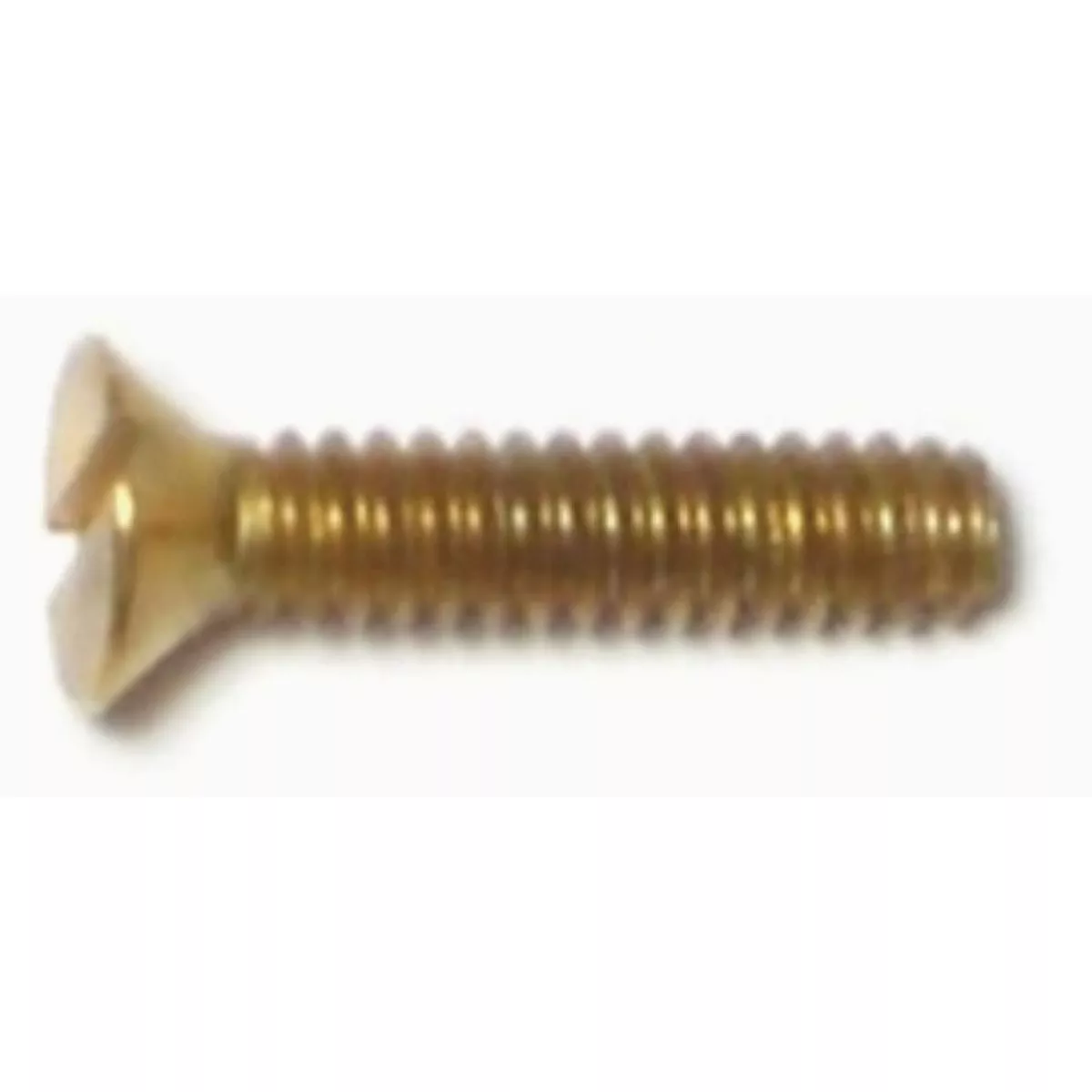 Midwest Fastener #4-40 x 3/8 In. Brass Coarse Thread Slotted Flat Head Machine Screws (60 Ct.)