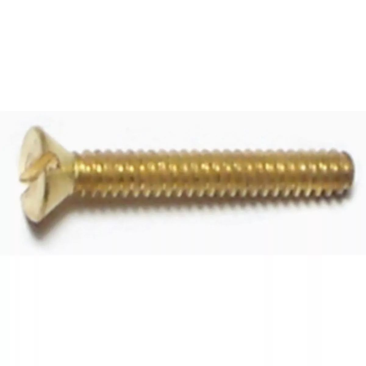 Midwest Fastener #4-40 x 1/2 In. Brass Coarse Thread Slotted Flat Head Machine Screws (48 Ct.)