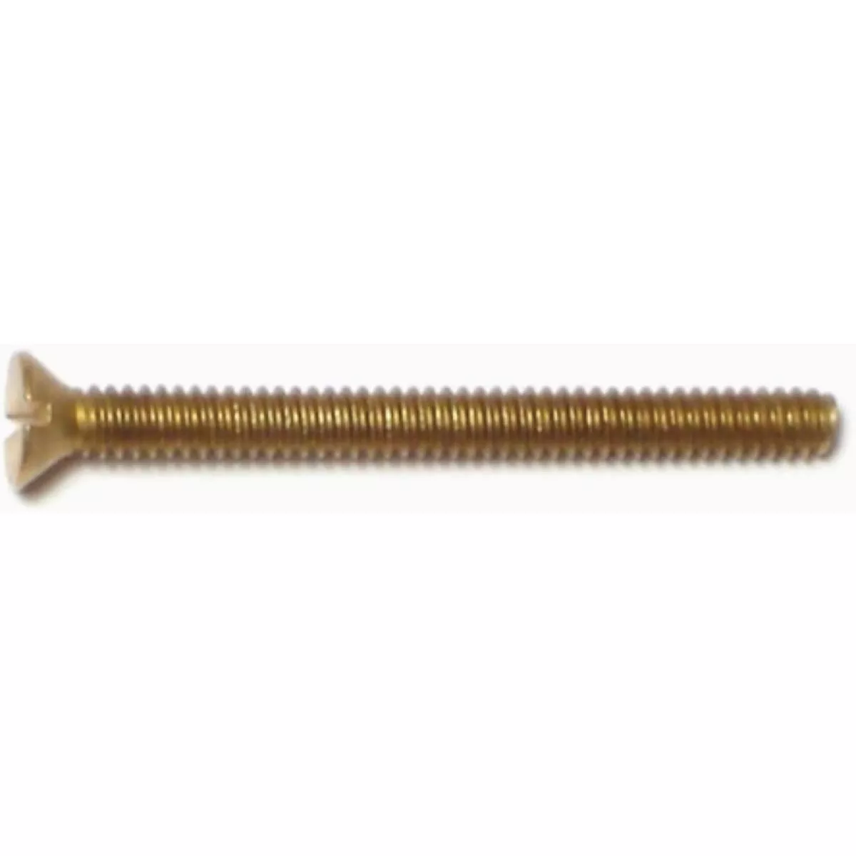 Midwest Fastener #4-40 x 1-1/4 In. Brass Coarse Thread Slotted Flat Head Machine Screws (24 Ct.)