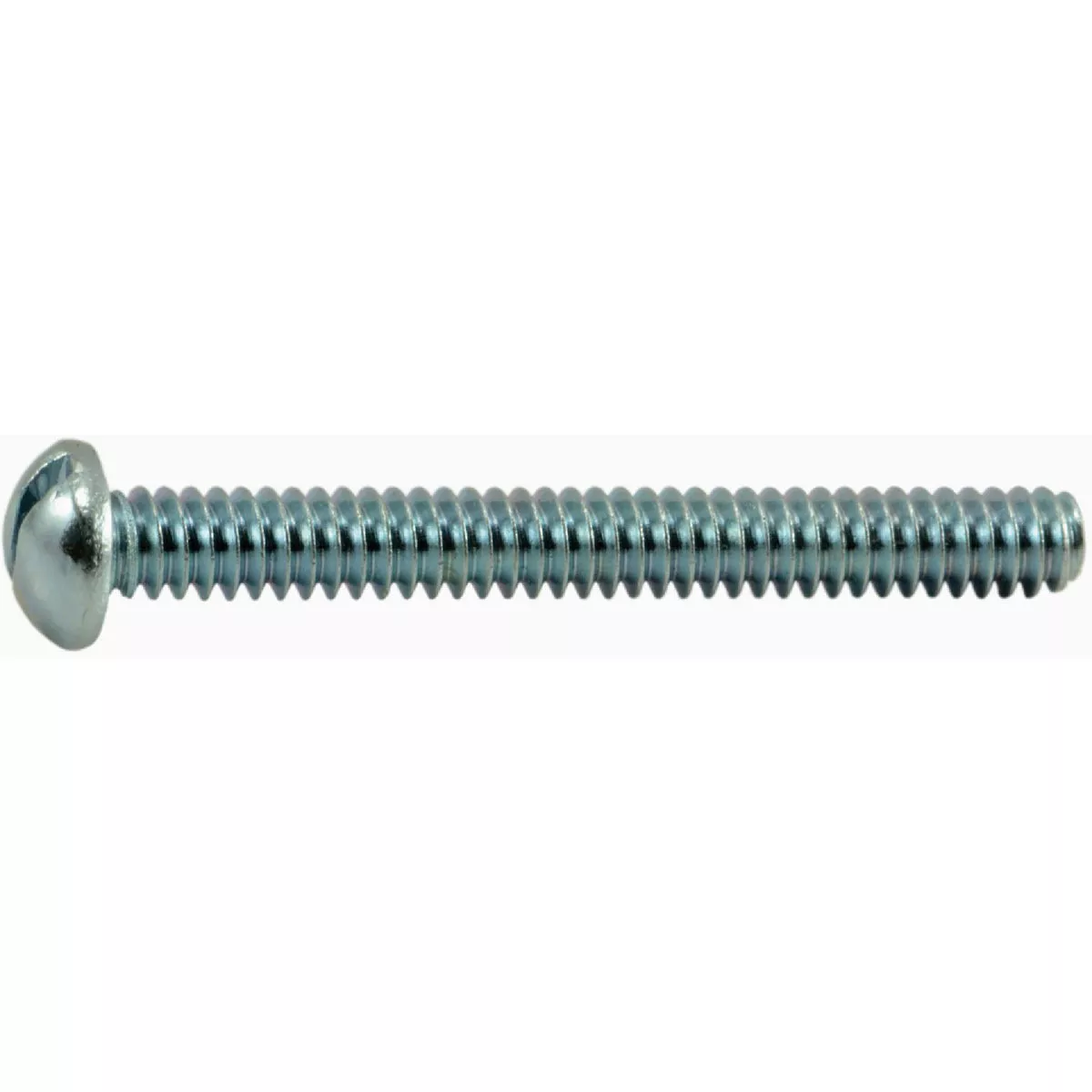 Midwest Fastener #4-40 x 1 In. Zinc Plated Steel Coarse Thread Slotted Round Head Machine Screws