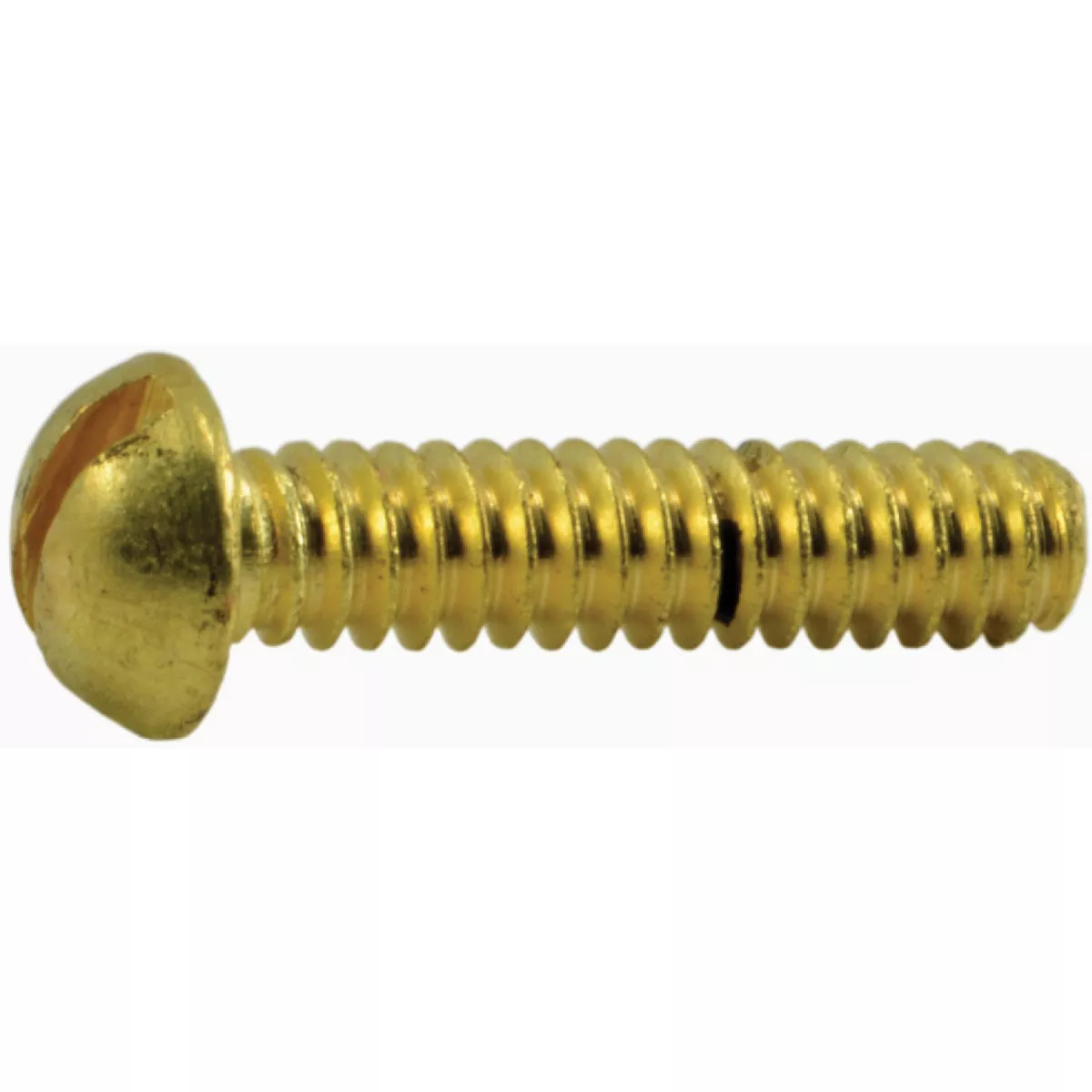Midwest Fastener #4-40 x 1/2 In. Brass Coarse Thread Slotted Round Head Machine Screws (48 Ct.)