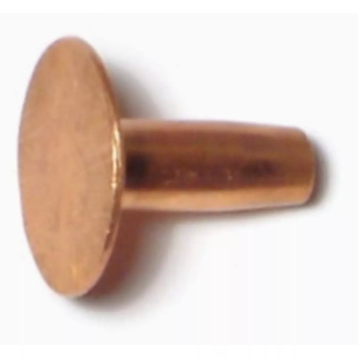 Midwest Fastener #8 x 1/2 In. Copper Flat Counter Sunk Head Belt Rivet (40 Ct.)