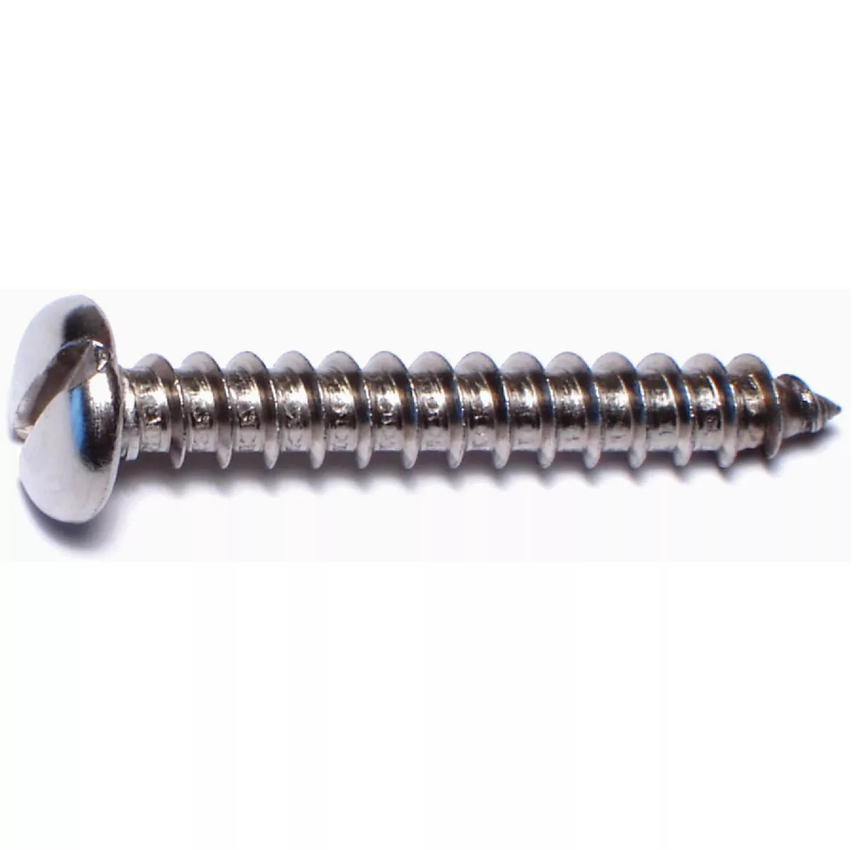 Midwest Fastener #12 x 1-1/2 In. 18-8 Stainless Steel Slotted Pan Head Sheet Metal Screws (14 Ct.)-
