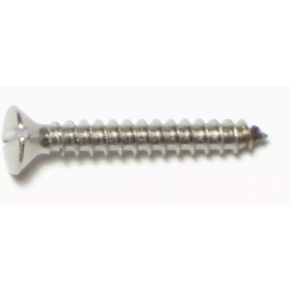 Midwest Fastener #6 x 1 In. 18-8 Stainless Steel Slotted Oval Head Sheet Metal Screws (30 Ct.)