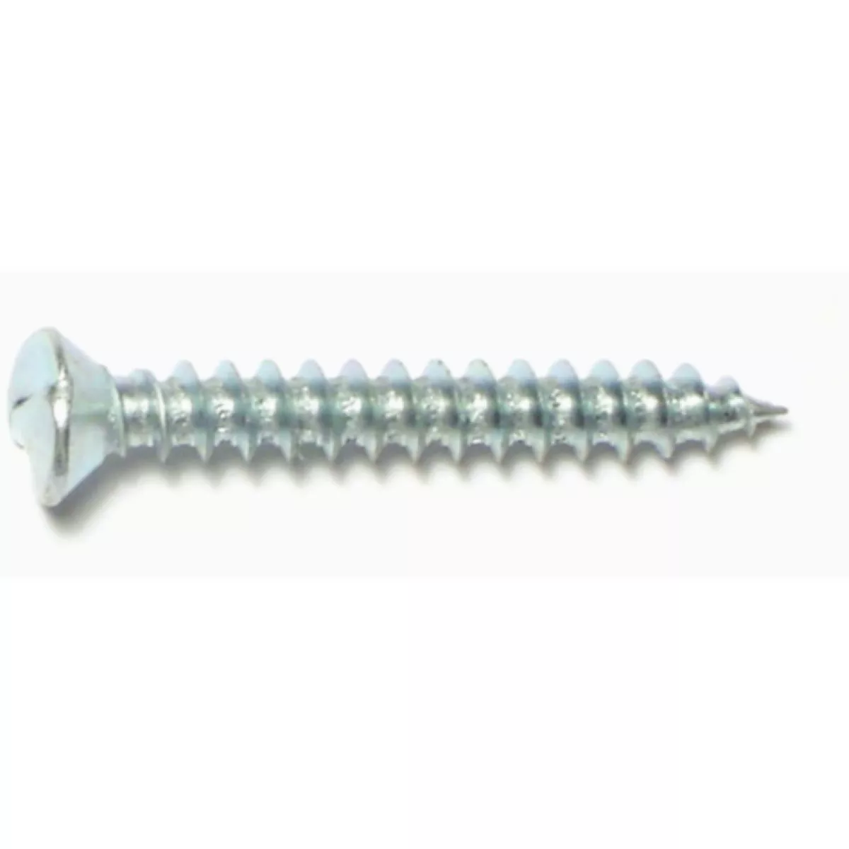 Midwest Fastener #10 x 1-1/2 In. Zinc Plated Steel One-Way Slotted Oval Head Sheet Metal Screws (15 Ct.)