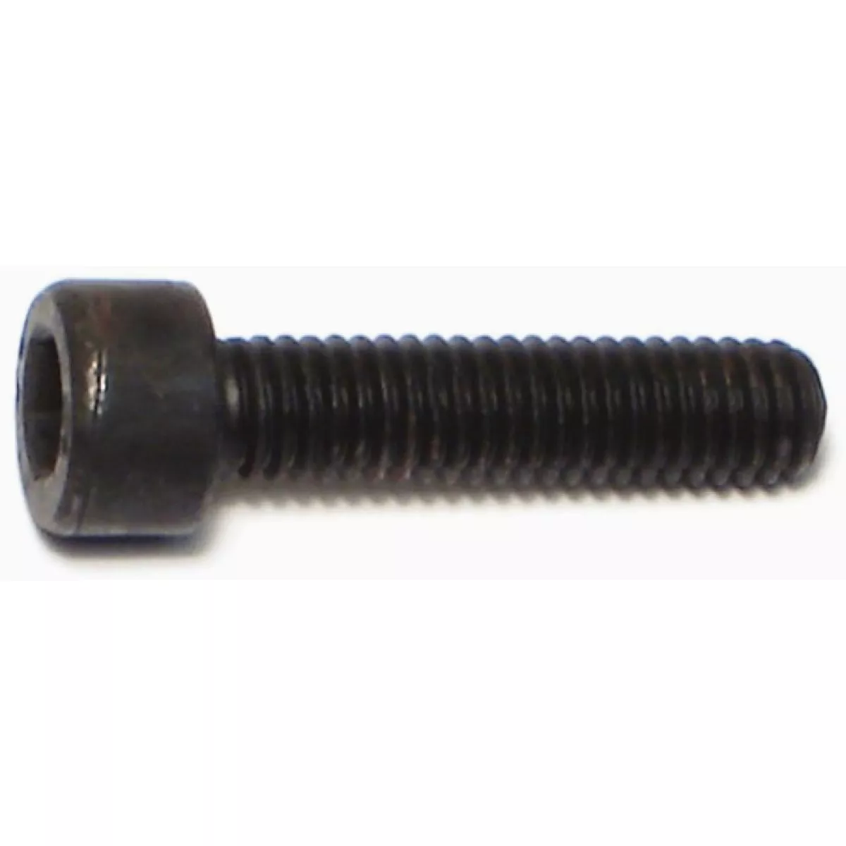 Midwest Fastener 6mm-1.0 x 25mm Black Oxide Class 12.9 Steel Coarse Thread Knurled Head Hex Socket Cap Screws (8 Ct.)