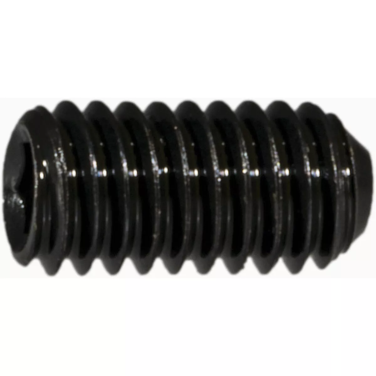 Midwest Fastener 4mm-0.7 x 8mm Plain Class 14.9 Steel Coarse Thread Cup Point Hex Socket Headless Set Screws (10 Ct.)-