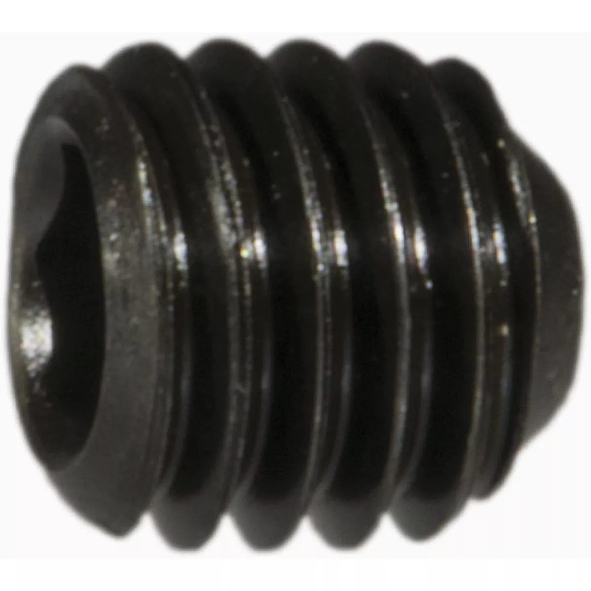 Midwest Fastener 5mm-0.8 x 5mm Plain Class 14.9 Steel Coarse Thread Cup Point Hex Socket Headless Set Screws