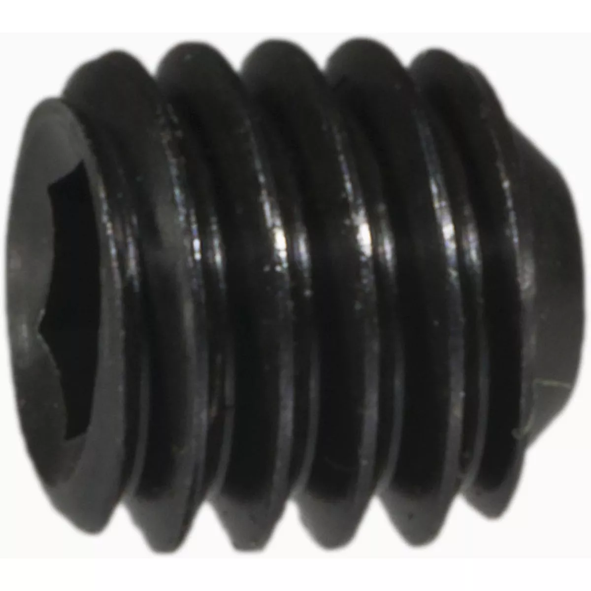 Midwest Fastener 6mm-1.0 x 6mm Plain Class 14.9 Steel Coarse Thread Cup Point Hex Socket Headless Set Screws (10 Ct.)