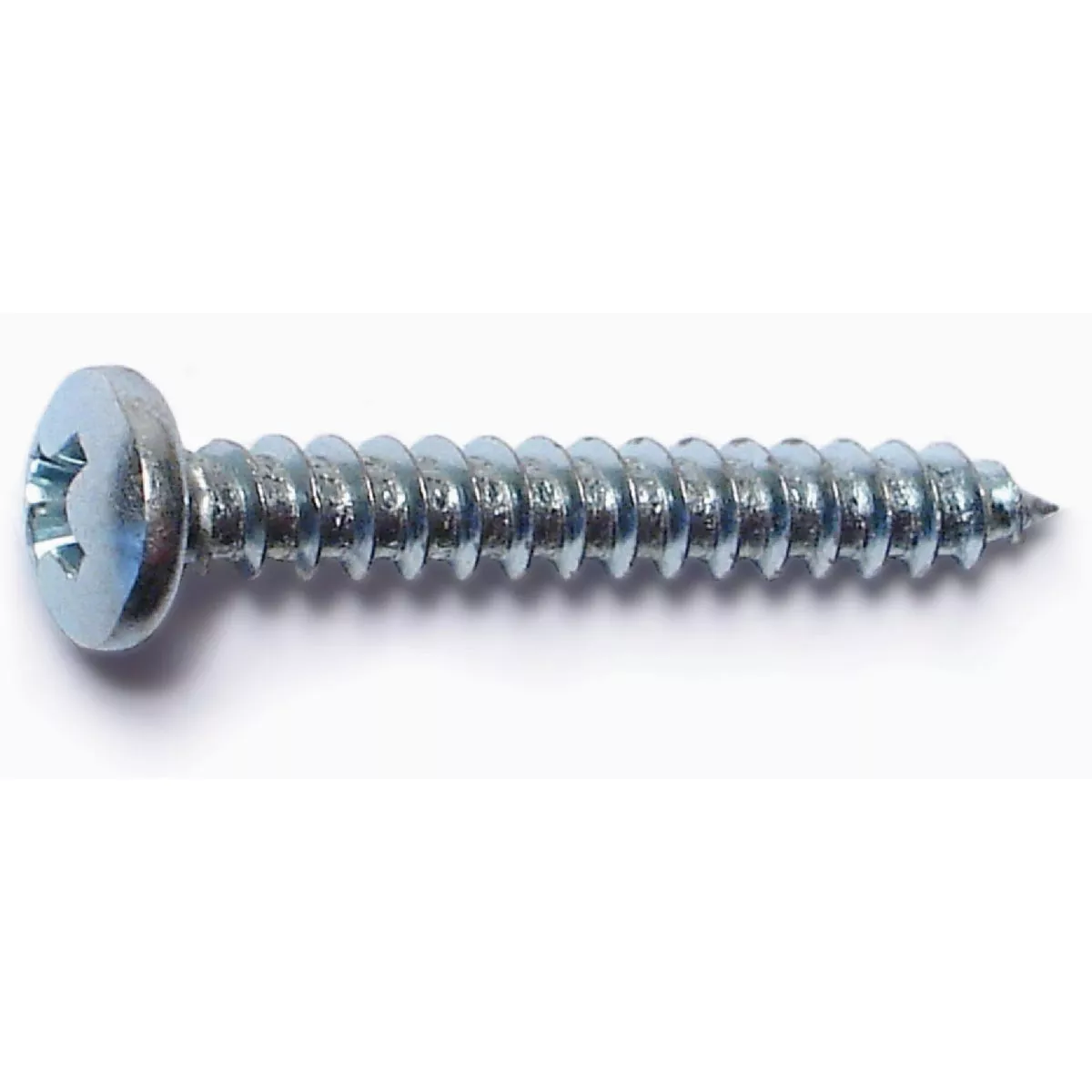 Midwest Fastener #6 x 1 In. Zinc Plated Steel Phillips Pan Head Sheet Metal Screws (60 Ct.)-