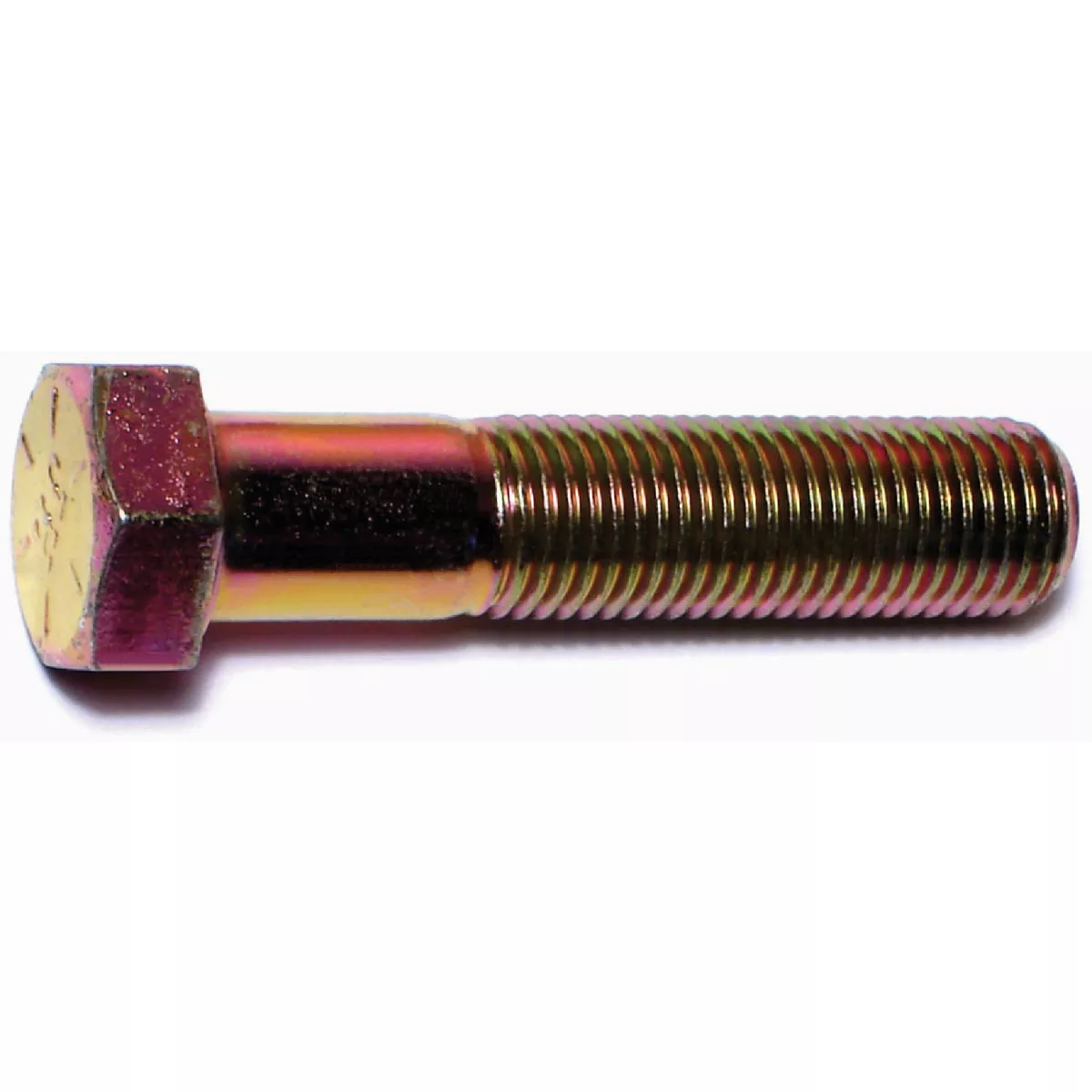Midwest Fastener 7/16 In.-20 x 2 In. Zinc Plated Grade 8 Steel Fine Thread Hex Cap Screws