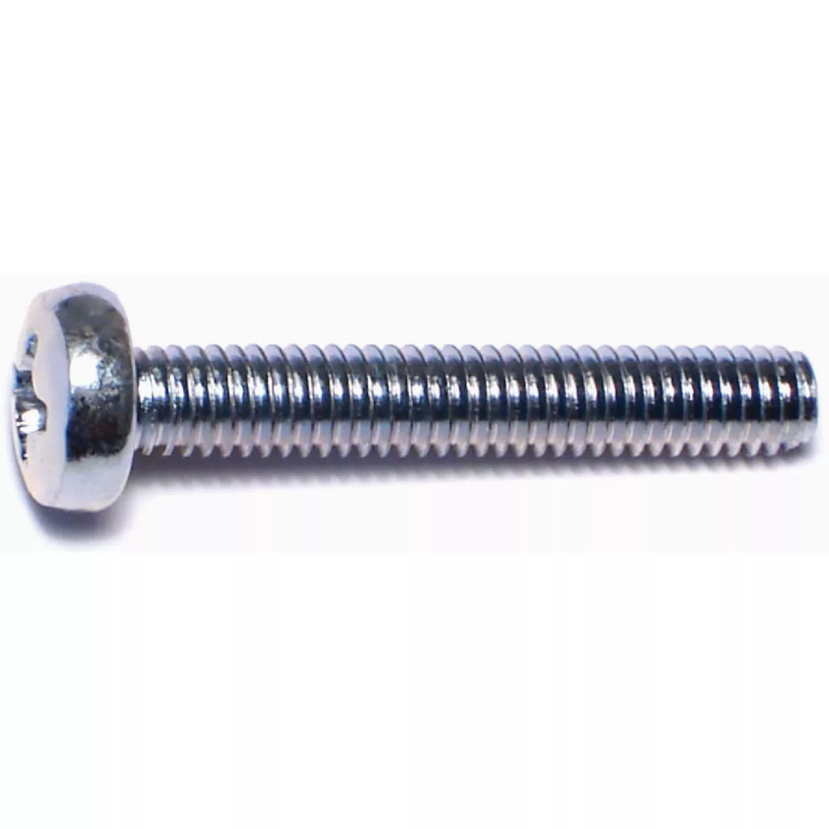 Midwest Fastener 4mm-0.7 x 25mm Zinc Plated Class 4.8 Steel Coarse Thread Phillips Pan Head Machine Screws