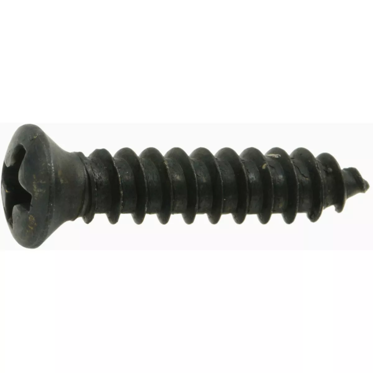 Midwest Fastener #8 x 3/4 In. Black Steel Phillips Oval Head Sheet Metal Screws (30 Ct.) - photo 2