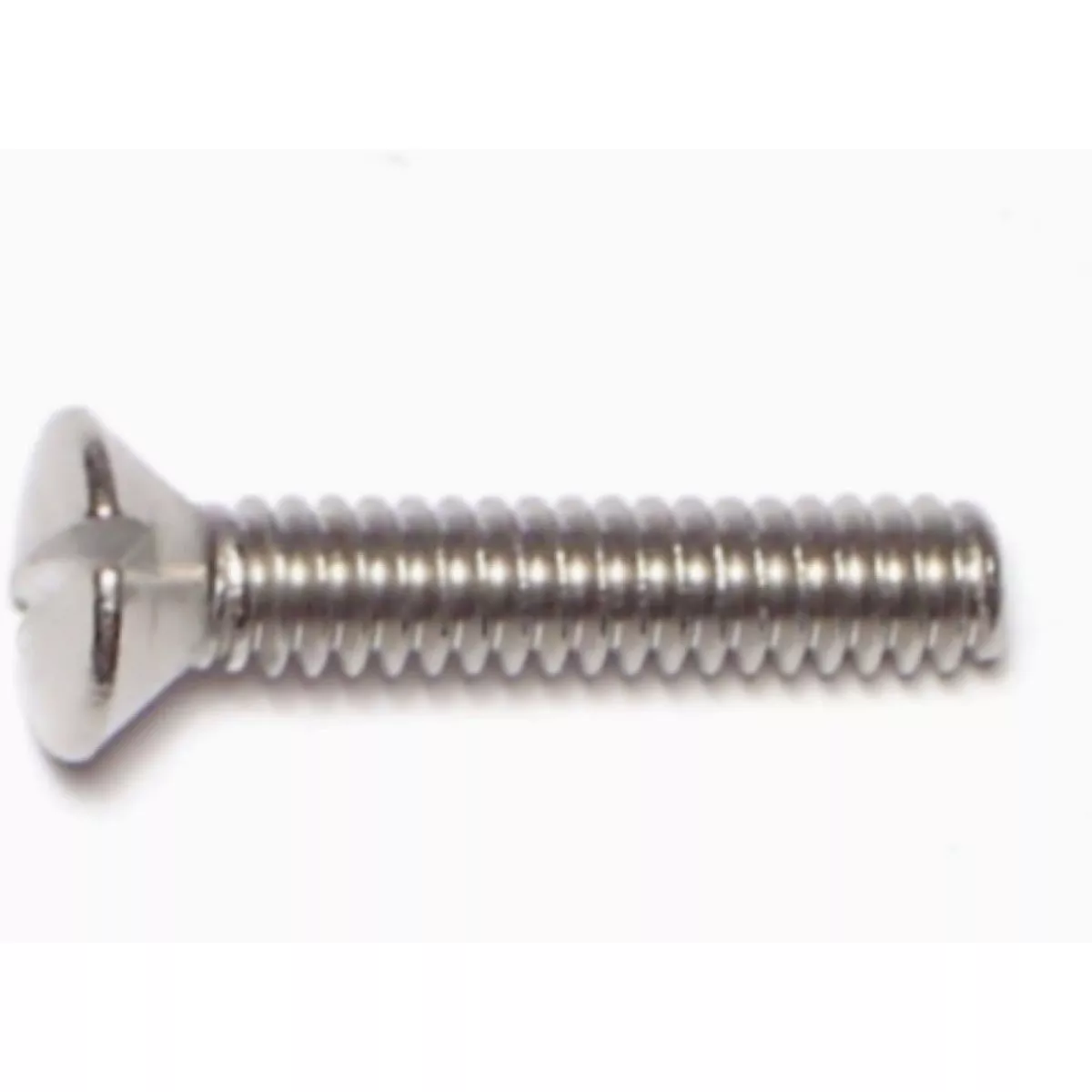 Midwest Fastener #8-32 x 1 In. 18-8 Stainless Steel Coarse Thread Slotted Oval Head Machine Screws