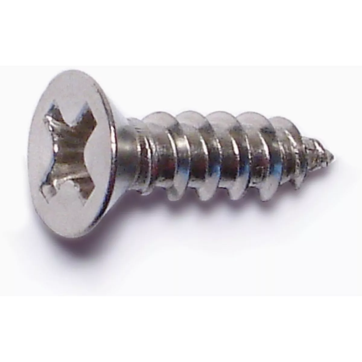 Midwest Fastener #6 x 1/2 In. 18-8 Stainless Steel Phillips Flat Head Sheet Metal Screws