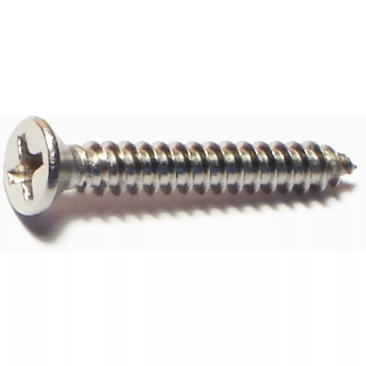 Midwest Fastener #6 x 1 In. 18-8 Stainless Steel Phillips Flat Head Sheet Metal Screws (20 Ct.)