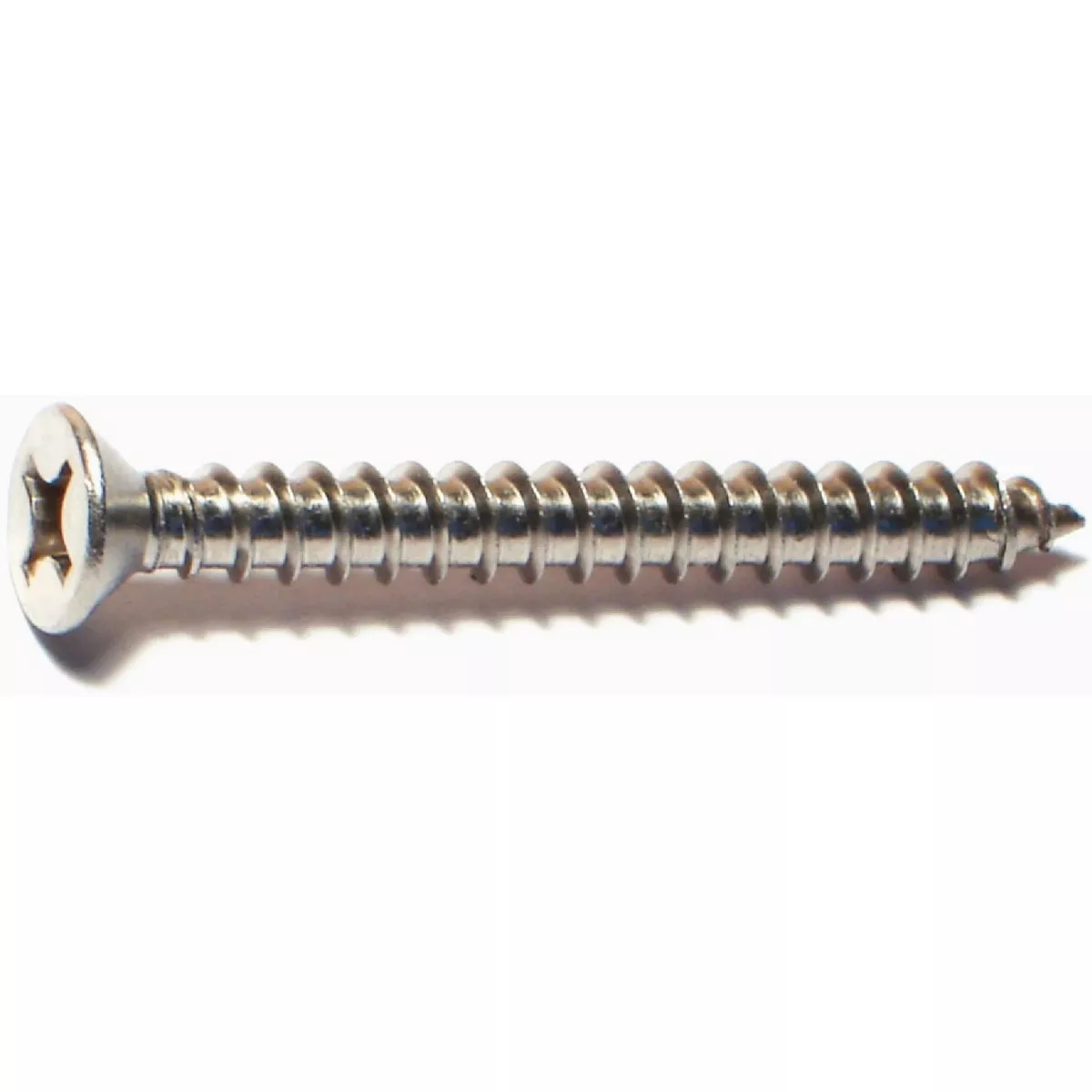 Midwest Fastener #12 x 2 In. 18-8 Stainless Steel Phillips Flat Head Sheet Metal Screws (6 Ct.)