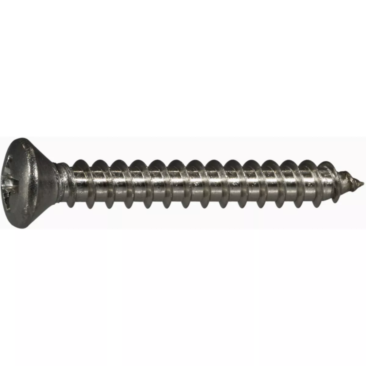 Midwest Fastener #8 x 1-1/4 In. 18-8 Stainless Steel Phillips Oval Head Sheet Metal Screws
