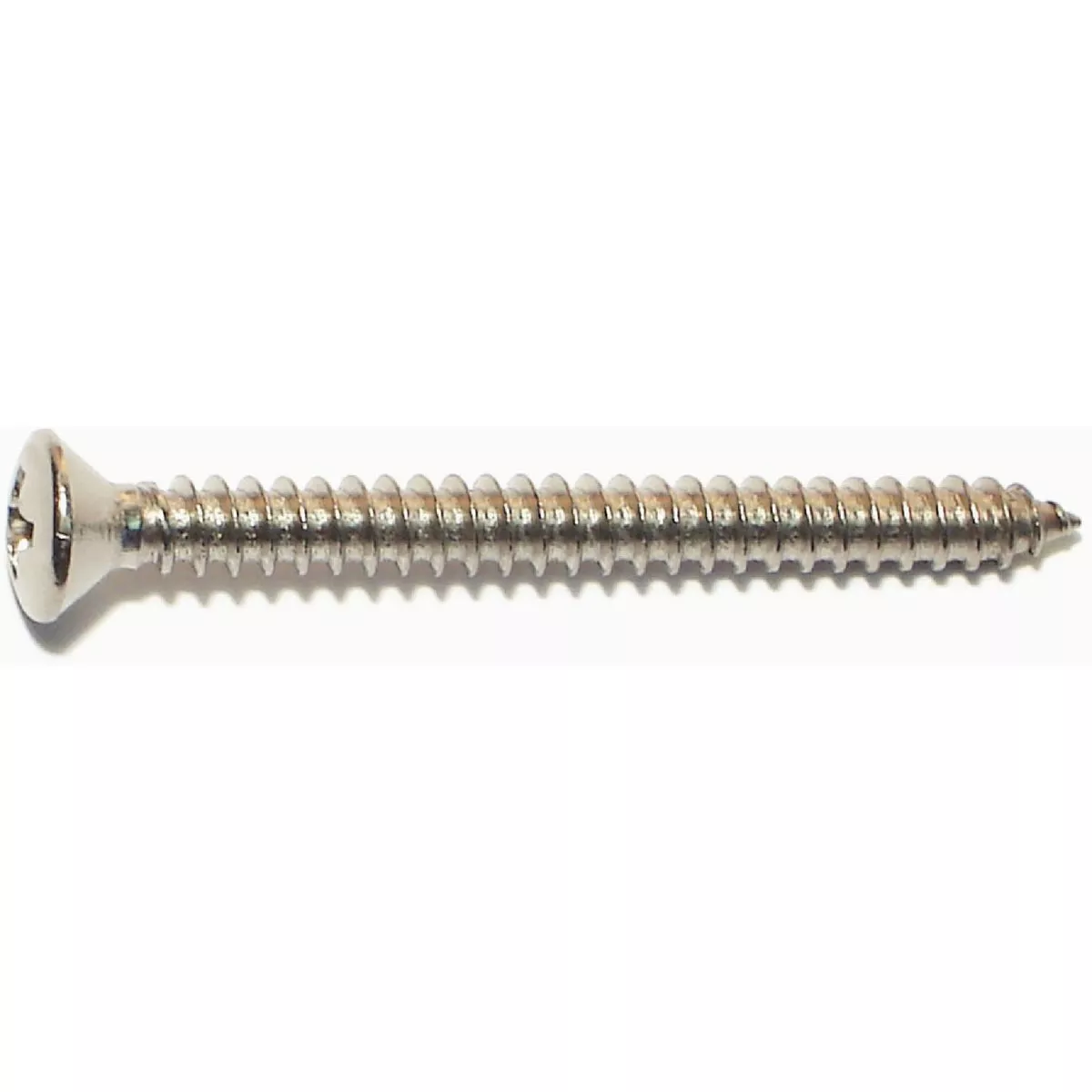 Midwest Fastener #10 x 2 In. 18-8 Stainless Steel Phillips Oval Head Sheet Metal Screws (8 Ct.)- - photo 2