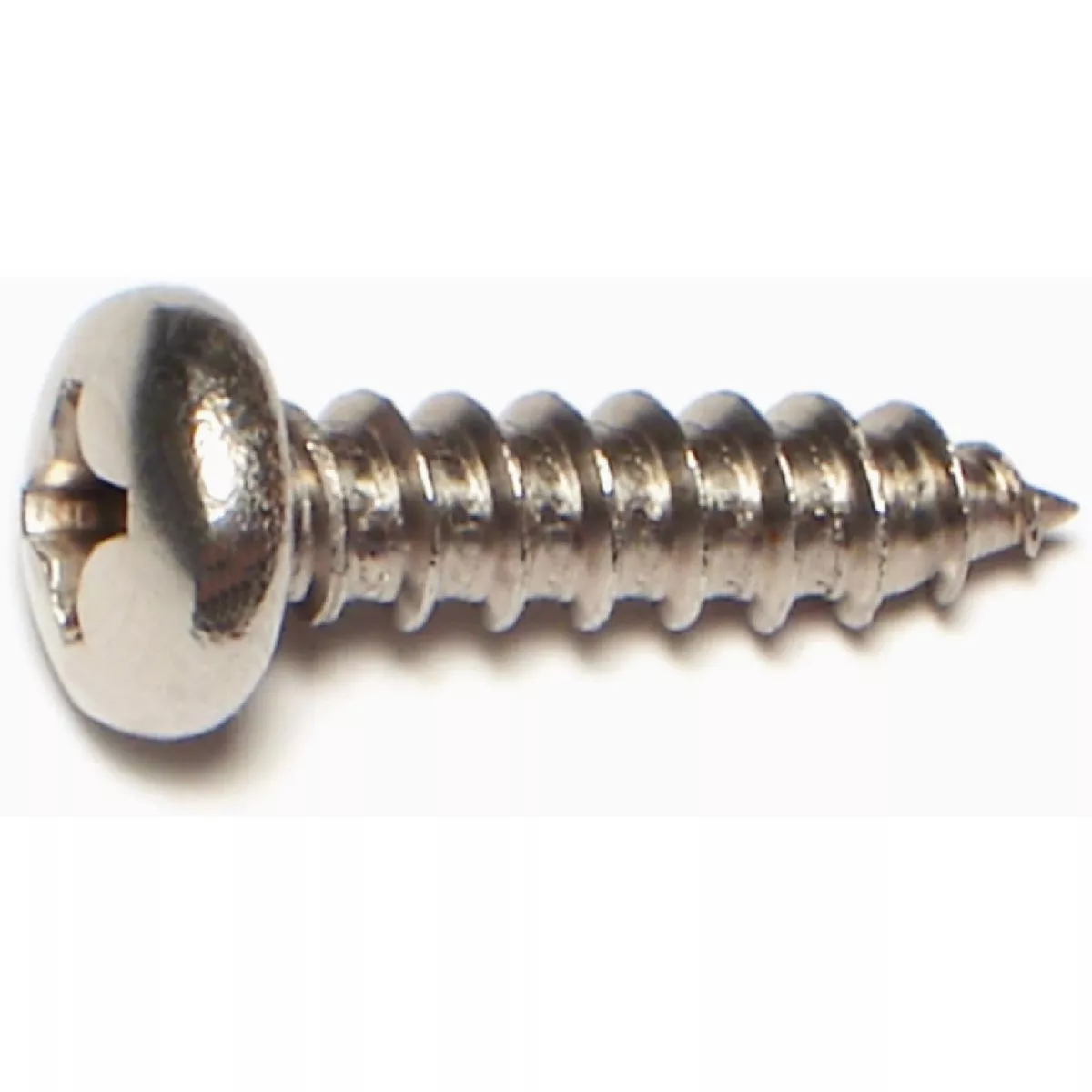 Midwest Fastener #14 x 1 In. 18-8 Stainless Steel Phillips Pan Head Sheet Metal Screws (8 Ct.)-
