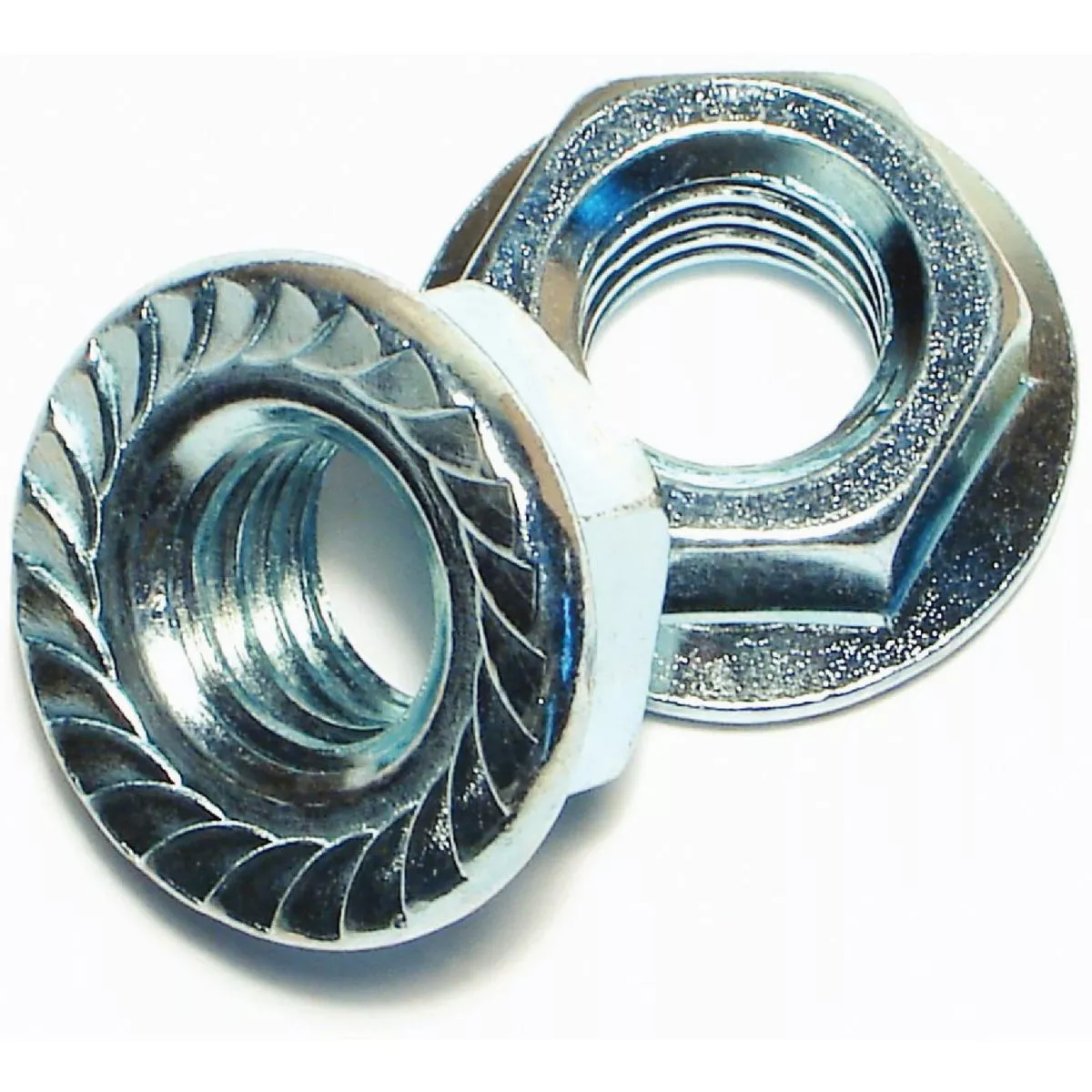Midwest Fastener 1/2 In.-13 Zinc Plated Case Hardened Steel Coarse Thread Hex Flange Nuts (12 Ct.)- - photo 2