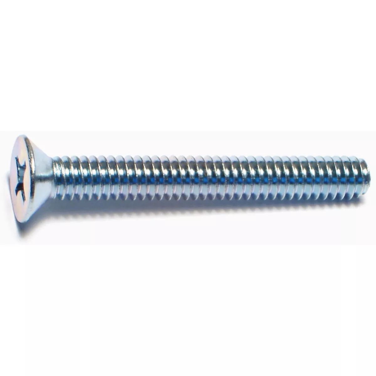 Midwest Fastener 1/4 In.-20 x 2 In. Zinc Plated Steel Coarse Thread Phillips Flat Head Machine Screws (10 Ct.)