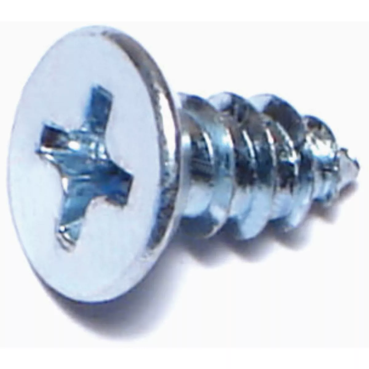 Midwest Fastener #8 x 3/8 In. Zinc Plated Steel Phillips Flat Head Sheet Metal Screws (60 Ct.)-