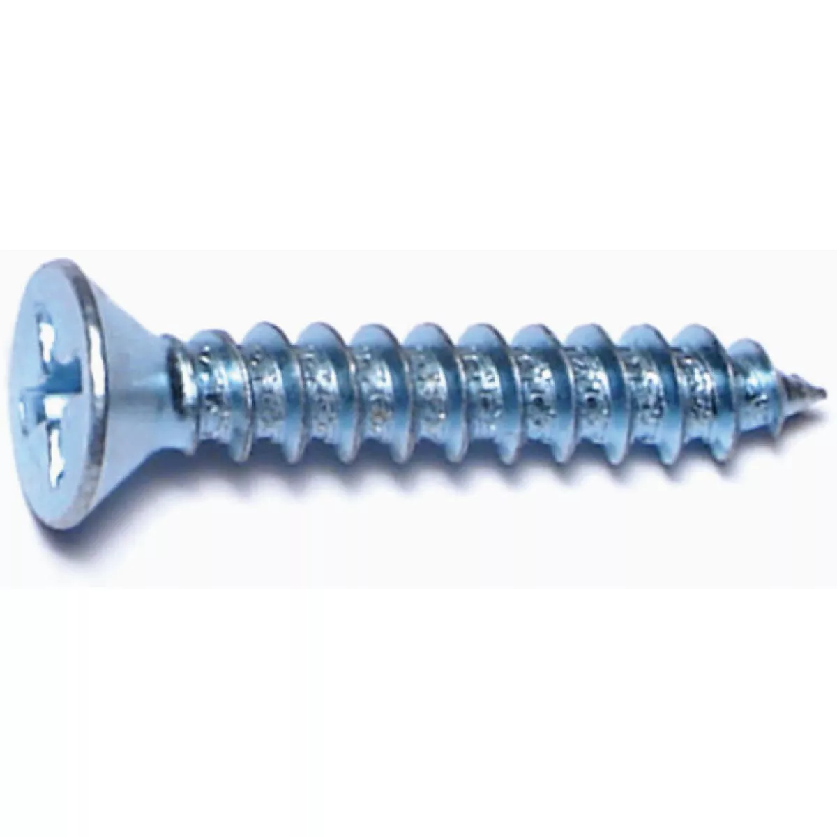 Midwest Fastener #8 x 1 In. Zinc Plated Steel Phillips Flat Head Sheet Metal Screws (48 Ct.)