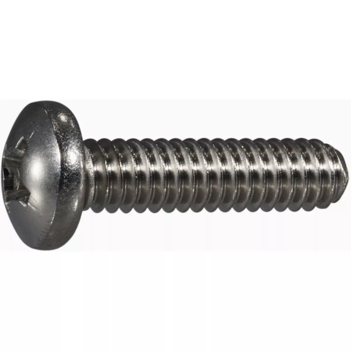 Midwest Fastener 1/4 In.-20 x 1 In. 18-8 Stainless Steel Coarse Thread Phillips Pan Head Machine Screws (15 Ct.)-