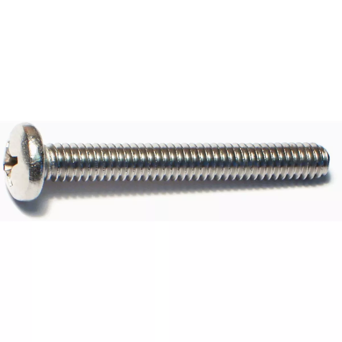 Midwest Fastener 1/4 In.-20 x 2 In. 18-8 Stainless Steel Coarse Thread Phillips Pan Head Machine Screws (10 Ct.)-