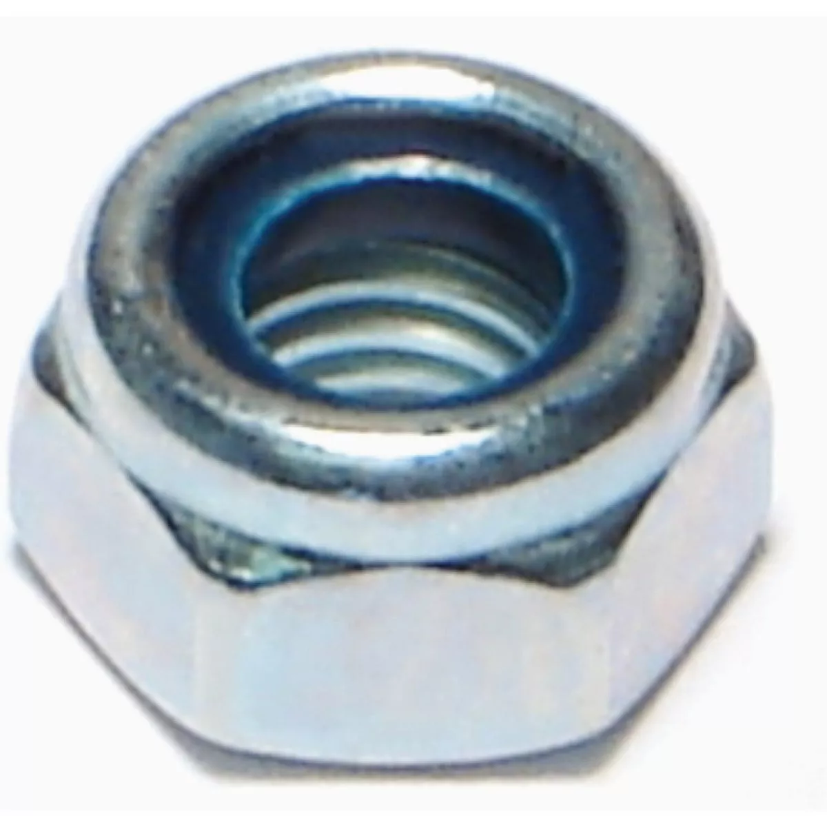 Midwest Fastener 6mm-1.0 Zinc Plated Class 8 Steel Coarse Thread Nylon Insert Lock Nuts (15 Ct.)