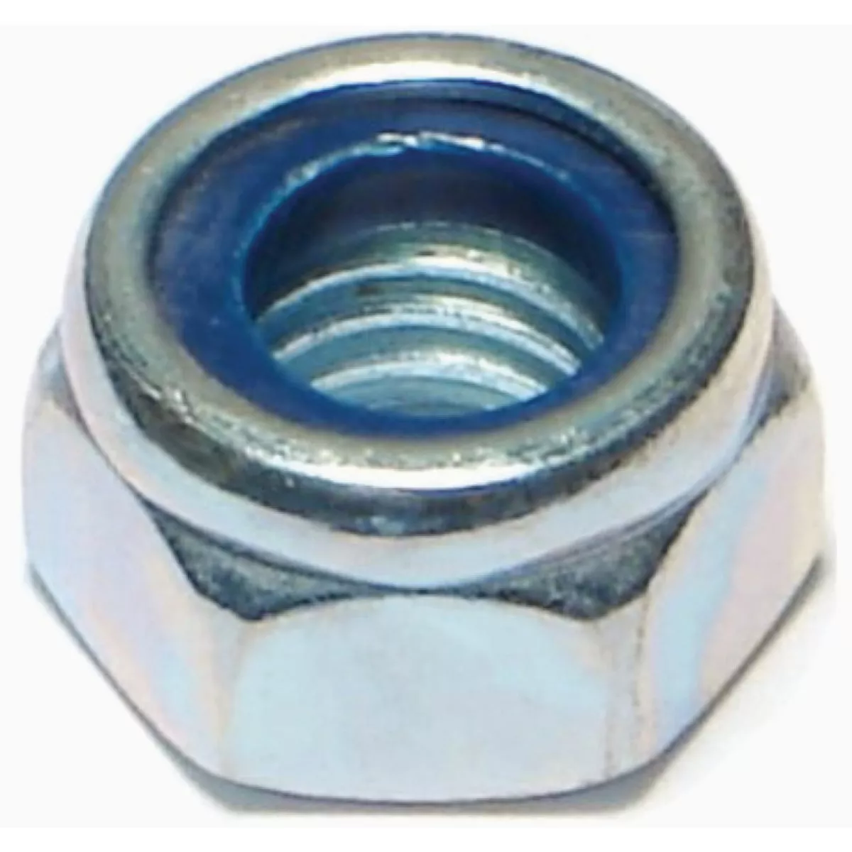 Midwest Fastener 8mm-1.25 Zinc Plated Class 8 Steel Coarse Thread Nylon Insert Lock Nuts - photo 2
