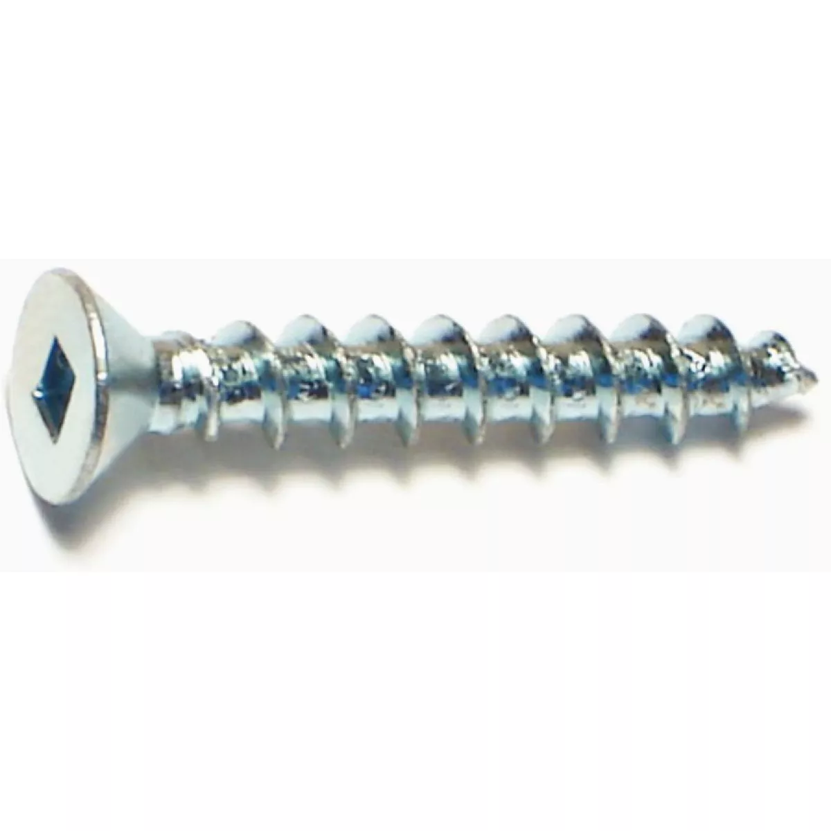 Midwest Fastener #6 x 1 In. Zinc Plated Steel Square Drive Flat Head Sheet Metal Screws (50 Ct.)-