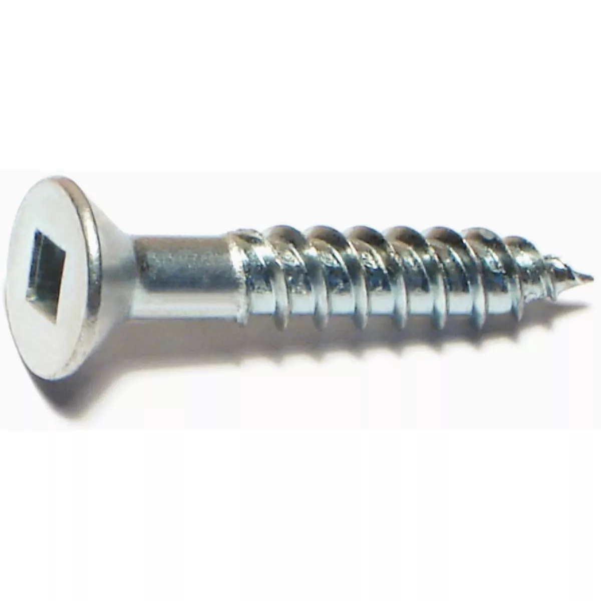 Midwest Fastener #12 x 1-1/4 In. Zinc Plated Steel Square Drive Flat Head Sheet Metal Screws