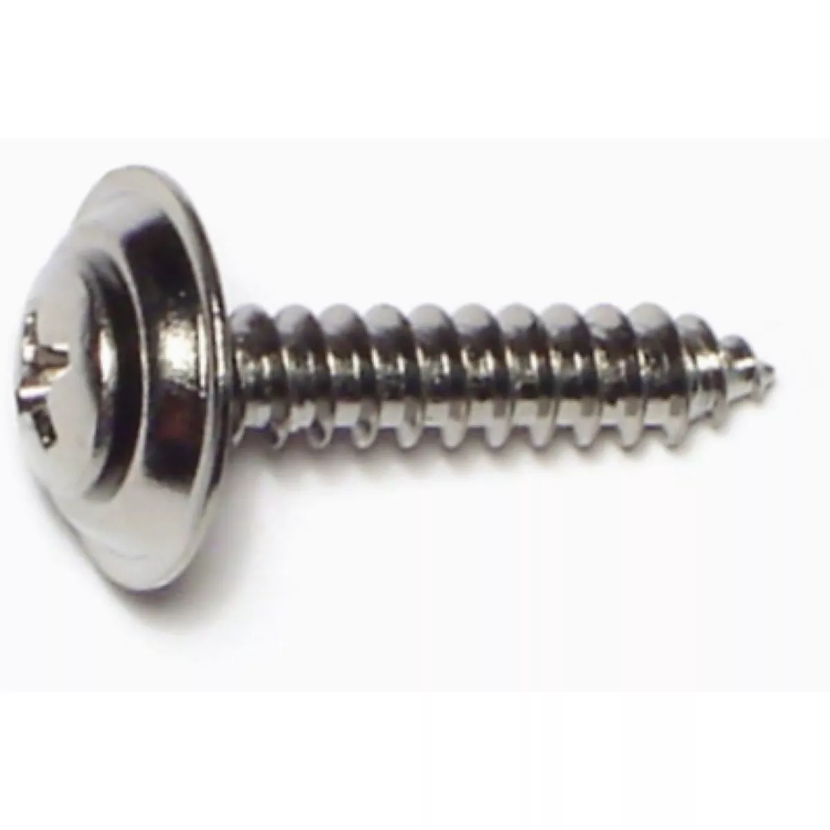 Midwest Fastener #10 x 1 In. Steel Phillips Oval Trim Washer Head Sheet Metal Screws