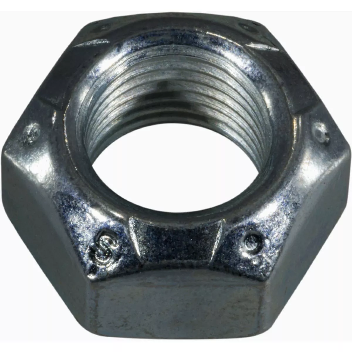 Midwest Fastener 9/16 In.-18 Zinc Plated Grade 8 Steel Fine Thread Lock Nuts (6 Ct.)