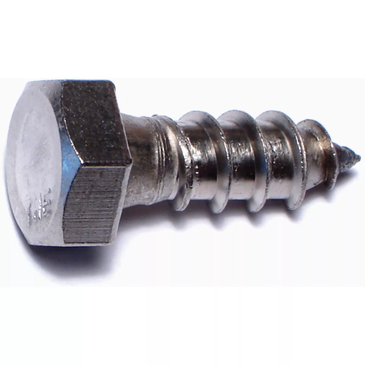 Midwest Fastener 3/8 In. x 1 In. 18-8 Stainless Steel Hex Head Lag Screws (5 Ct.)-