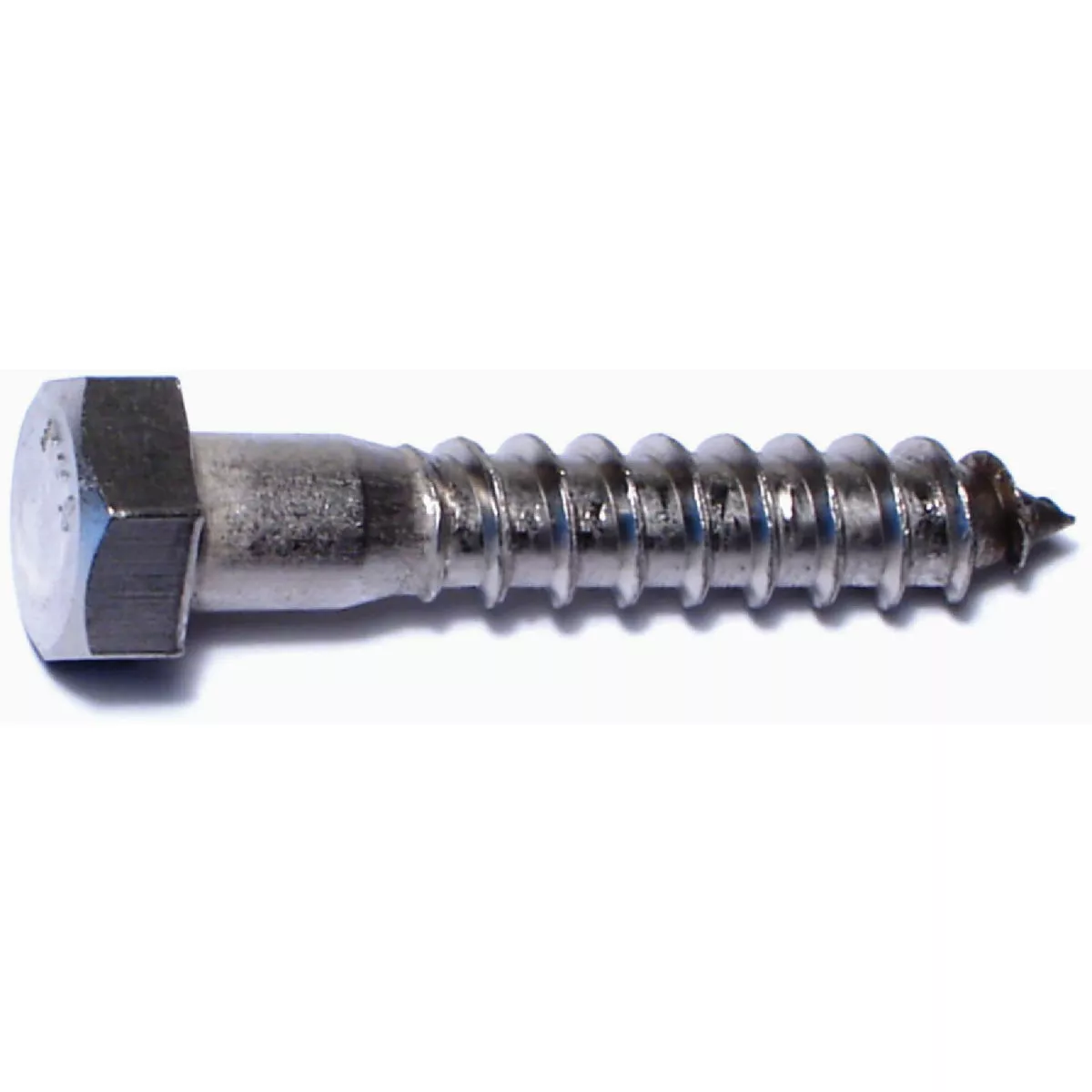 Midwest Fastener 3/8 In. x 2 In. 18-8 Stainless Steel Hex Head Lag Screws (4 Ct.)-