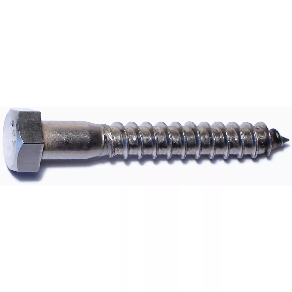 Midwest Fastener 3/8 In. x 2-1/2 In. 18-8 Stainless Steel Hex Head Lag Screws (4 Ct.)-