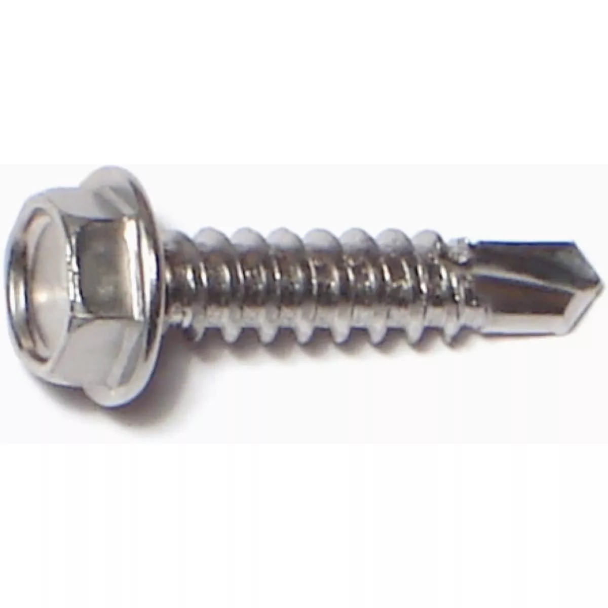 Midwest Fastener #8-18 x 3/4 In. 410 Stainless Steel Hex Washer Head Self-Drilling Screws (30 Ct.)