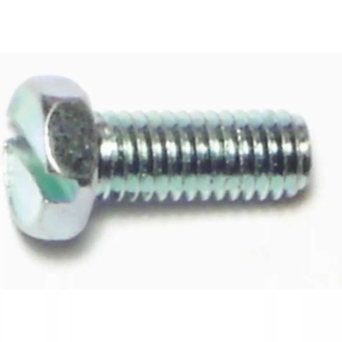 Midwest Fastener #10-32 x 1/2 In. Zinc Plated Steel Fine Thread Slotted Indented Hex Head Machine Screws (40 Ct.)-