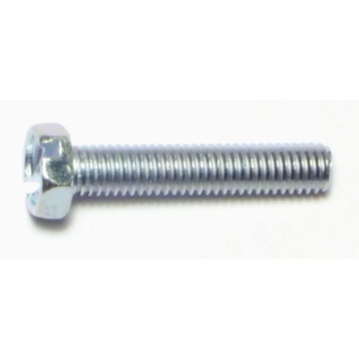 Midwest Fastener #10-32 x 1 In. Zinc Plated Steel Fine Thread Slotted Indented Hex Head Machine Screws (20 Ct.)