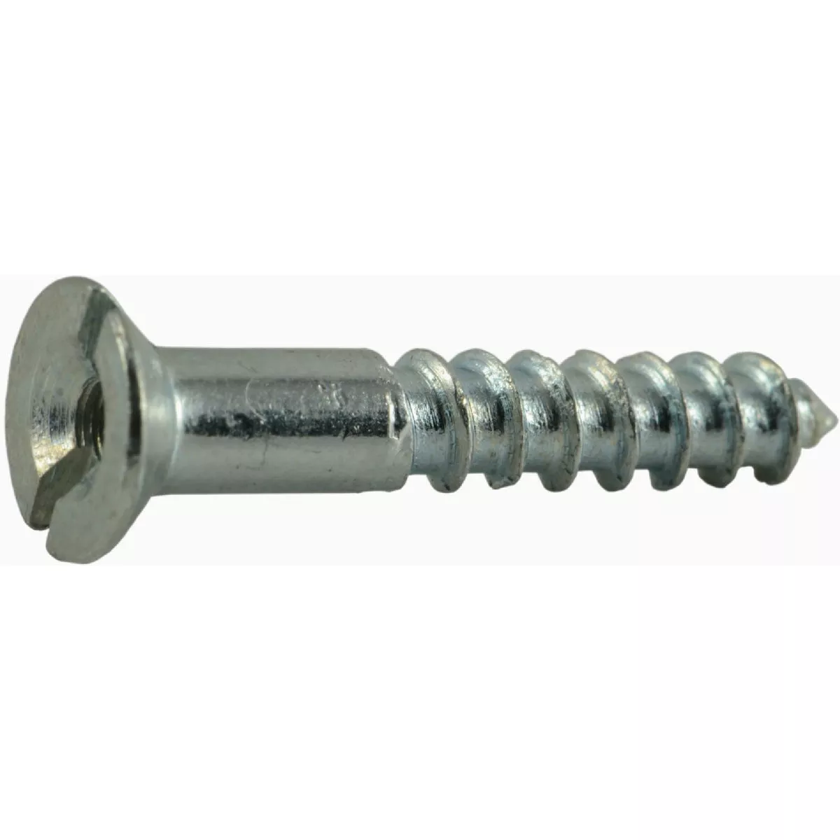Midwest Fastener #8 x 1 In. Zinc Plated Steel Slotted Flat Tapped Head Wood Screws (20 Ct.)